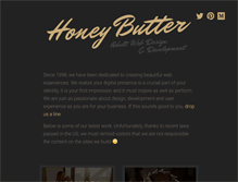 Tablet Screenshot of honey-butter.com